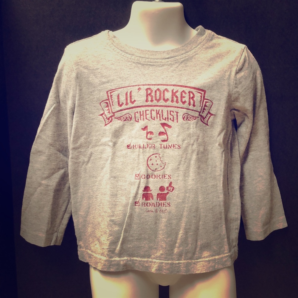 Lil Rocker Checklist, CIRCO gray L/S tee